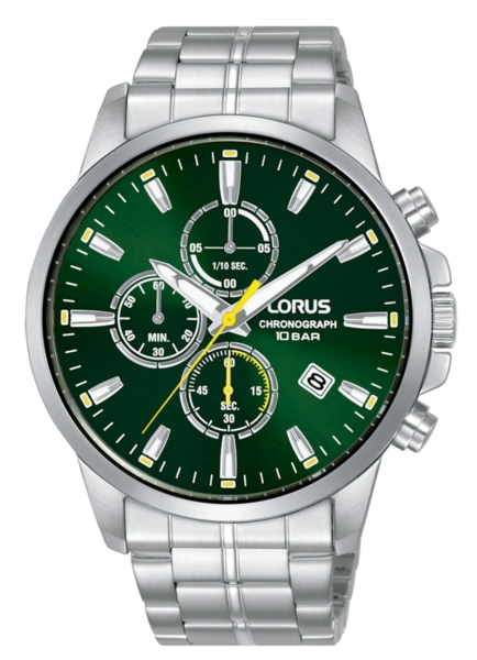 Hombre Cronógrafo 43mm esf verde