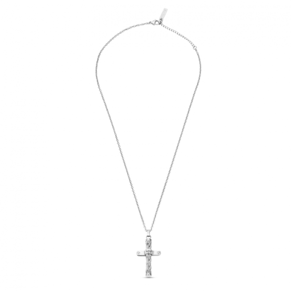 POLICE JEWELS CROSSED NECKLACE PEAGN0032402