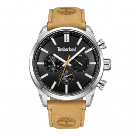 RELOJ Henniker II Black Dial Brown Leather