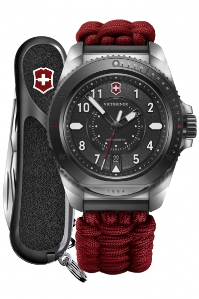 JOURNEY 1884 LE BLACK DIAL, RED PARACORD