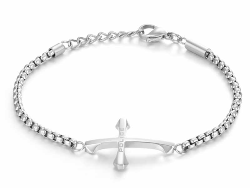 DIE - CUT SILVER BRACELET