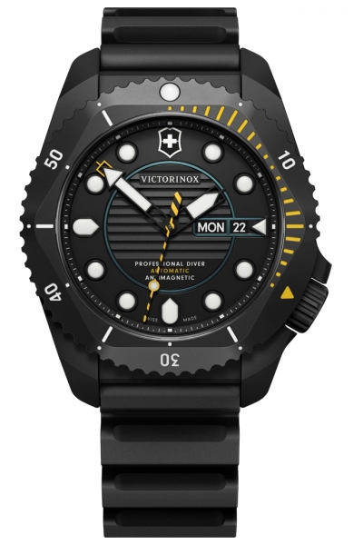 DIVE PRO AUTOMATIC TITANIUM, BLACK RUBBE