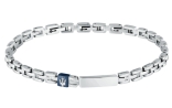 ICONIC BRACELET IP BLUE 18+3.5CM