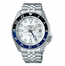 RELOJ 5 Sports Serie SKX Cal.4R34 Azul&Blanco