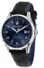 SORPASSO 42MM 3H BLUE DIAL BLACK STRAP