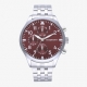 CAIMAN 43MM MULTI BURGUNDY DIAL SS BRAZ.