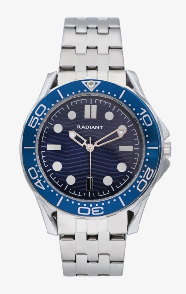 Reloj Hombre Chris Azul/Plateado