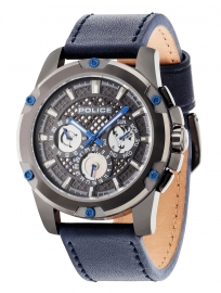 RELOJ POLICE GRID MULTI GREY DIAL D.BLUE STRAP R1451271002