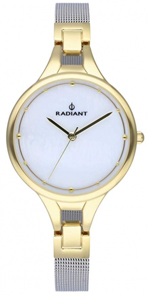 RADIANT CAPRI 34MM MOP DIAL SILVER SS MESH RA423602