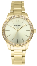 RELOJ RADIANT SHINNY PASTELS 38MM GOLD DIAL GOLD BRACE RA566204