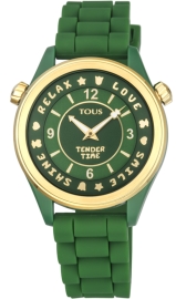 RELOJ TOUS TENDER TIME PC/IPG ESF VERDE SILICONA 100350575